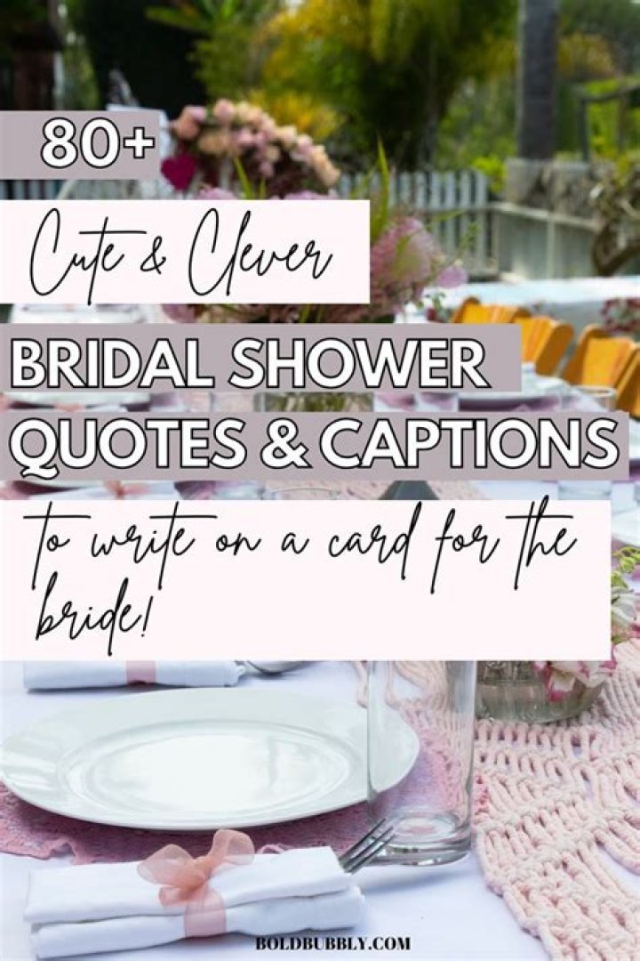Discover Unforgettable "Bridal Shower IG Captions" That Capture The Magic
