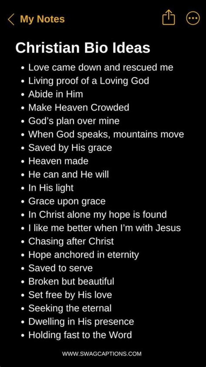 Uncover Captivating Christian Bio Ideas
